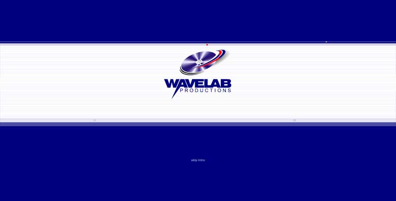 Дизайн, разработка флэш сайта Wave Lab Productions